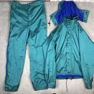 Vintage Tracksuit Teal Size Medium GORE-TEX Jacket Pants Set 90s Retro